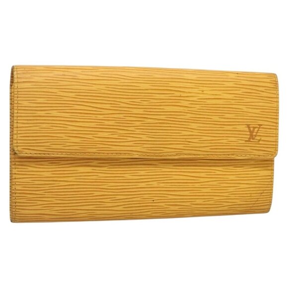 LOUIS VUITTON Epi Pochette Porte Monnaie Credit Wallet M63579 Auth bs27753 - Picture 1 of 15
